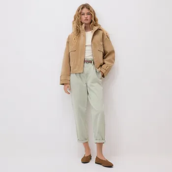 Dámské džíny Reserved - Džíny paperbag - zelená - 148IL-07J - 148IL-07J-34