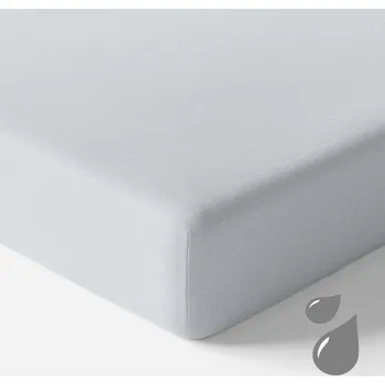 Prostěradlo NEPROPUSTNÉ PROSTĚRADLO EWA 120x60 SVĚTLE ŠEDÉ 35