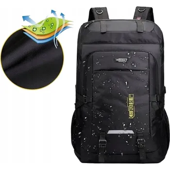 turistický batoh Taktický nepromokavý turistický Batoh 60l černý
