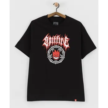 Pánské tričko Spitfire Pentagram Drip (black w/red & white print) XL, černá