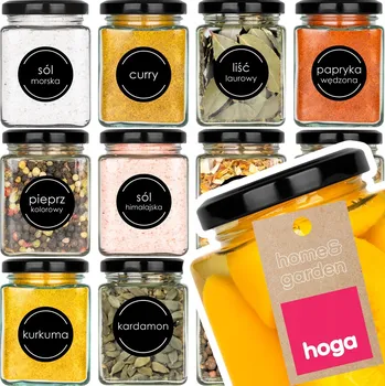 Dóza na potraviny 12x SKLENĚNÁ ZAVAŘOVACÍ SKLENICE ČTVERCOVÁ UZAVÍRATELNÁ NÁDOBA NA POTRAVINY 230ml + ETIKETY