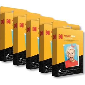 Fotopapír Kodak Zink Paper 2x3 100-pack samolepící fotopapír