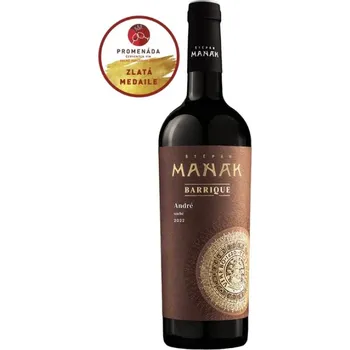 Víno André barrique, 2022, pozdní sběr, suché, Maňák, 0,75l