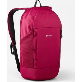 Sportovní taška QUECHUA Turistický batoh NH 100 Arpenaz 10 l FIALOVÁ