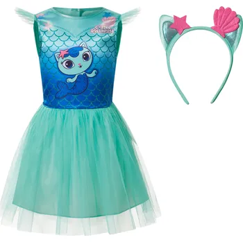 Karnevalový kostým Dívčí kostým "Gabby“ / "Mercat" (Mercat, 134/140 (8-10 Jahre))