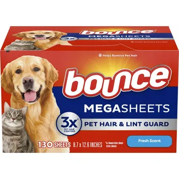 Ubrousek do sušičky Vonné ubrousky do pračky Bounce 130 ks