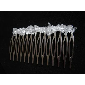 Křišťál - hřeben do vlasů, 2 kusy