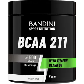 Aminokyselina BCAA Bandini 2:1:1 500 tablet Vegan Bez příchuti