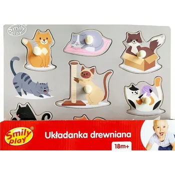 Puzzle Dřevěné puzzle Zvířátka Koťata