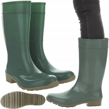 Pracovní obuv Holínky dámské nepromokavé gumové zahradní pracovní na houby na zahradu velikost 39