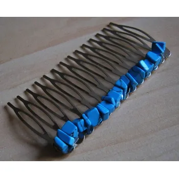 Ozdoba do vlasů Tyrkenit - hřeben do vlasů, dva kusy