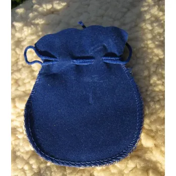 Váček na kameny modrý