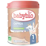 BABYBIO Caprea 1 počáteční kozí kojenecké bio mléko 800 g