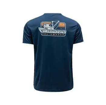 Pánské tričko Grundéns Commercial Boat SS Tech Tee Blue Abyss Velikost: M