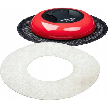 Utěrka Náhradní mopovací utěrka Vileda ViRobi 1 ks, měkké kulaté utěrky do robotického vysavače - NOVÉ