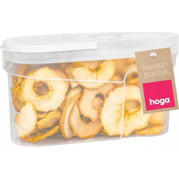 Dóza na potraviny KUCHYŇSKÁ NÁDOBA NA SYPKÉ POTRAVINY MOUKU CUKR RÝŽI S DÁVKOVAČEM 1,3L