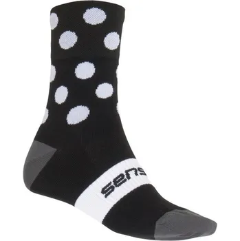 Ponožky SENSOR Dots černá/bílá S (3-5 UK)