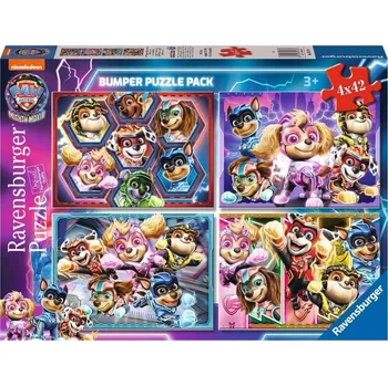 Puzzle Ravensburger Puzzle 168 dílků Tlapková patrola ve filmu 4x42 dílků