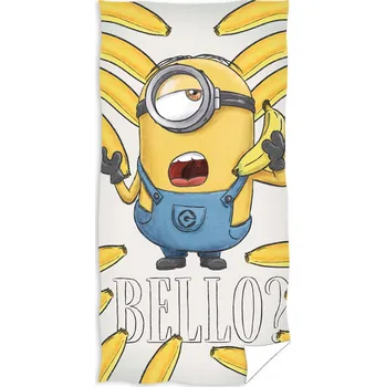 Ručník Mimoni ručník do školky 30x50 na ruce bavlněný savý