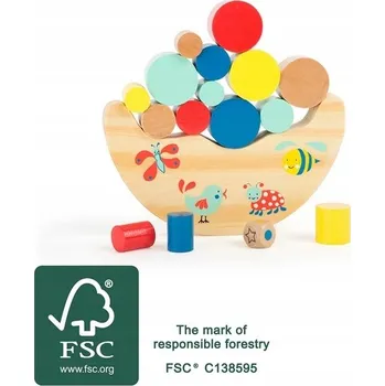 Dřevěná hračka Dovednostní hra s balancováním Small Foot