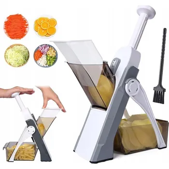 Kráječ zeleniny REGULOWANA KRAJALNICA NA ZELENINY, PROFESIONÁLNÍ NA CIBULI, OKURKY, BRAMBORY