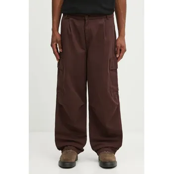 Pánská móda Bavlněné kalhoty Carhartt WIP Cole Cargo Pant, 29, fialová, 49X
