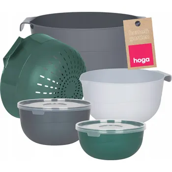 SADA KUCHYŇSKÝCH MISEK S VÍKY NÁDOBÍ MISKY CEDNÍK SÍTO 7 ks