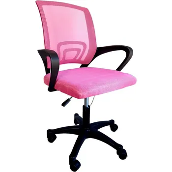 Růžová kancelářská židle JETTA