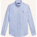 Polo Ralph Lauren Pánská Lněná Košile Custom Fit, modrá /...