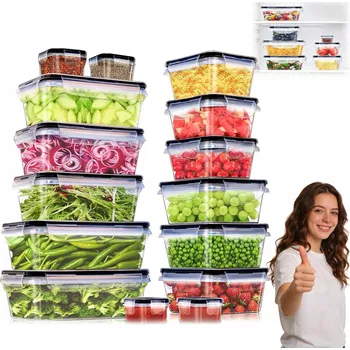 Dóza na potraviny 15x DÓZA NA POTRAVINY OBĚDOVÝ BOX SVAČINOVÝ BOX BEZ BPA DO MIKROVLNNÉ TROUBY LEDNIČKY