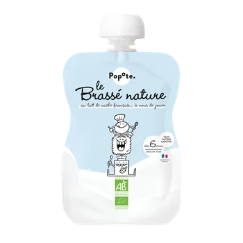 POPOTE BIO mléčná svačinka z kravského mléka 100 g