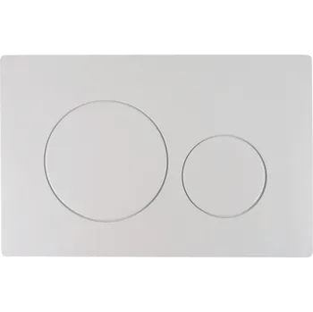 Splachovací tlačítko Splachovací tlačítko WC Dopio, bílá matná, pro podomítkové moduly GEBERIT UP320/UP720
