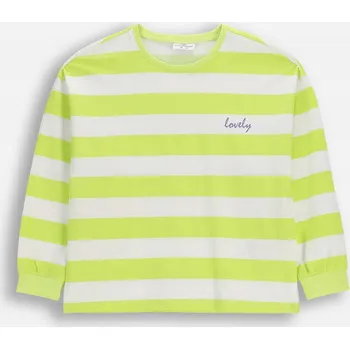 Dívčí tričko s dlouhým rukávem v pruzích, velikost 134 Coccodrillo WC6