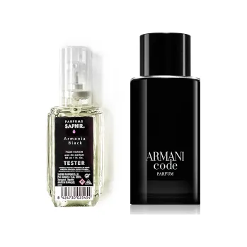 Pánský parfém Armani Code Man - SAPHIR - Armonia Black (30 ml), inspirace, vůně pro pány