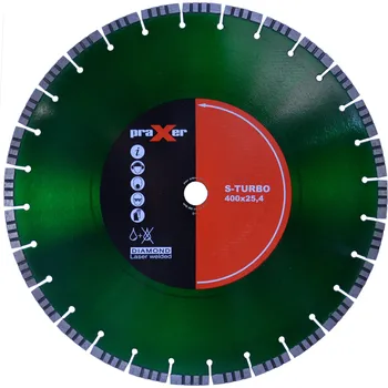 Řezný kotouč Diamantový kotouč na betonu Praxer S-TURBO 400x25,4 mm