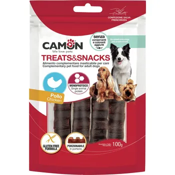 Pro psa SNACKS CHICKEN 4 ks 12x2x1 cm 100 g CAMON
