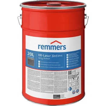 Vrták Remmers Hk-lasur PLUS ANTRACYT 20L Impregnace, základ, lazura MAT 3v1 na dřevo