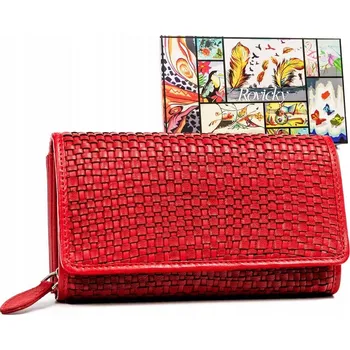 Peněženka Rovicky dámská peněženka z pravé kůže červená