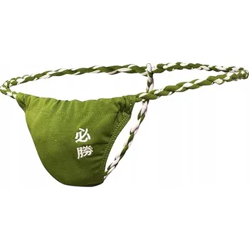 Kalhotky Pánská bavlněná tanga s ozdobnou šňůrkou model Sumo - M