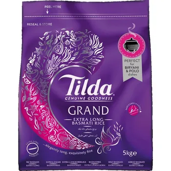 Rýže Tilda Grand Extra Dlouhá Basmati Rýže 5 kg