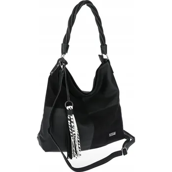 Kabelka COVERI COLLECTION kabelka eko kůže černá