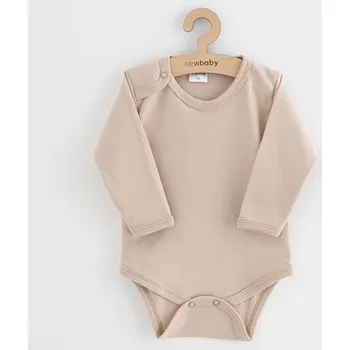 Kojenecké oblečení Kojenecké body New Baby Classic II světle béžové, vel. 86 (12-18m)