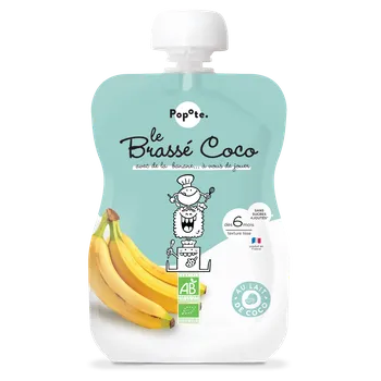 POPOTE BIO svačinka z kokosového mléka s banánem 100 g