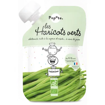 POPOTE kapsička BIO zelené fazolky 120 g