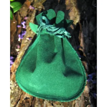 Váček na kameny zelený