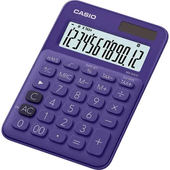 Kancelářská technika Casio MS 20 UC PL Stolní kalkulačka, fialová 45013243