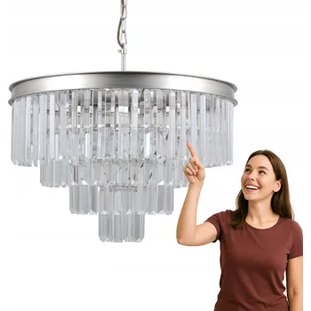 VERDES Závěsné svítidlo stříbrné PND-44372-8A-SLVR-BRW Italux [Milka ]