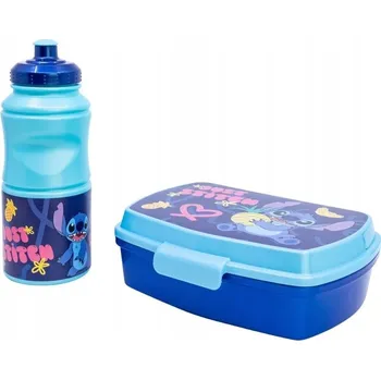 Sada lahev na pití a svačinový box Stor 380 ml