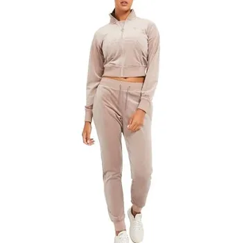 Dámská tepláková souprava Guess V3BQ22 V3BB27 hnědá S