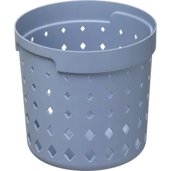 Úložný box Košík, organizér, úložný box kulatý SEOUL M Modrý
